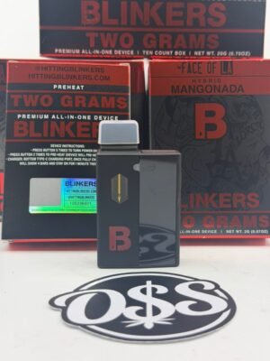 Blinkers The Face Of LA Disposable 2G Vape with Hash Hole