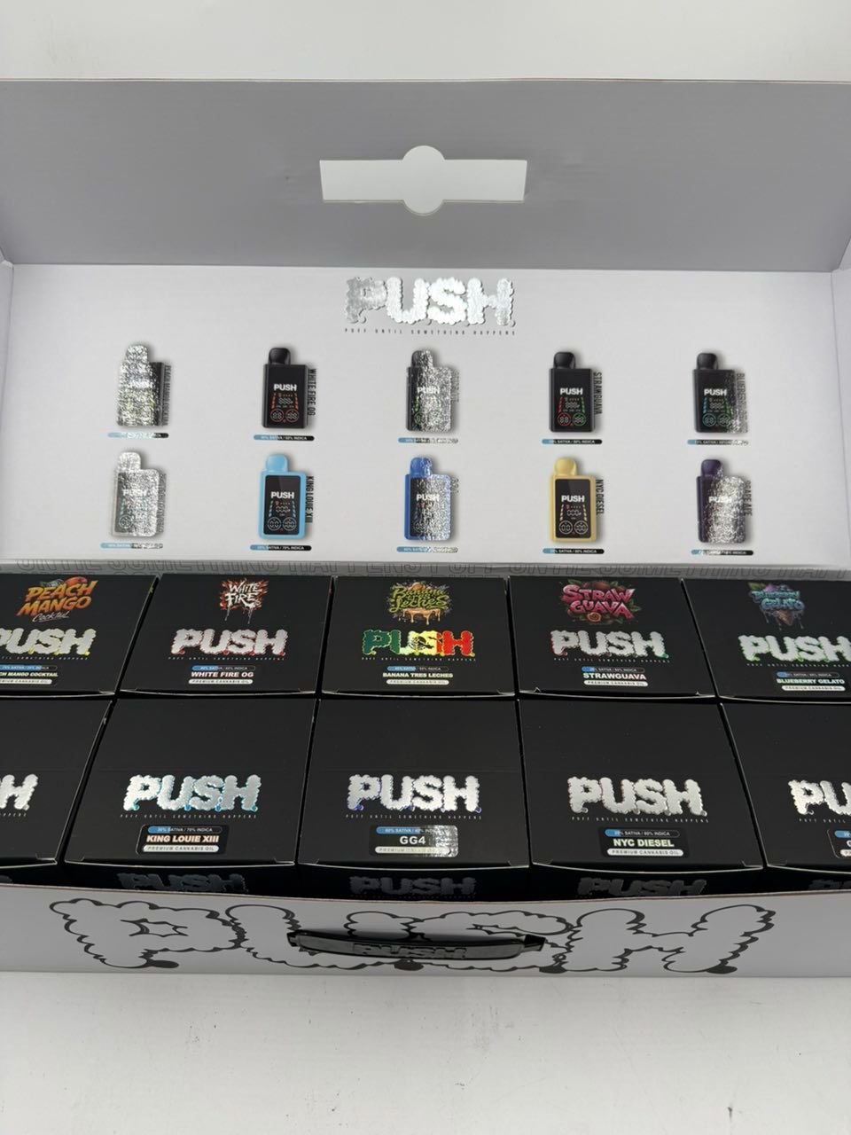 Push Disposable 2G With Screen - White Box Edition Push Disposable 2G With Screen - White Box Edition