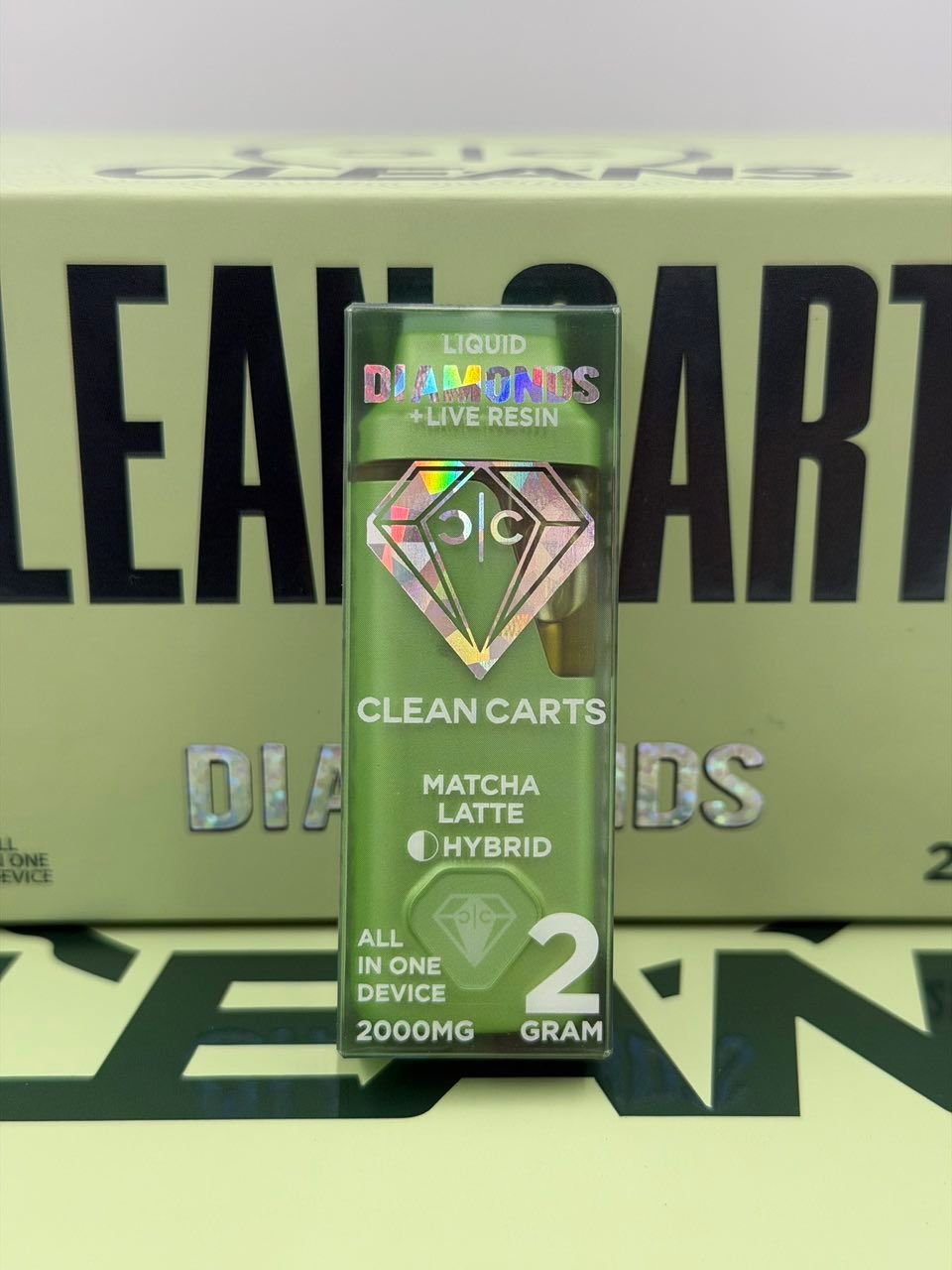 Clean Carts Spring Green 2G Disposable - Cycling Edition Clean Carts Spring Green 2G Disposable - Cycling Edition